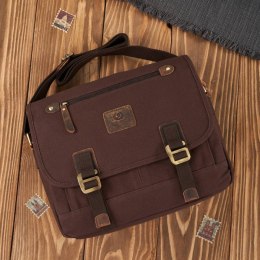 Torba męska na ramię vintage Paolo Peruzzi T-17-BR