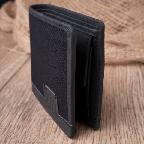 Zestaw Paolo Peruzzi: portfel męski T-02+torba męska T-07 ZUP-08-BL