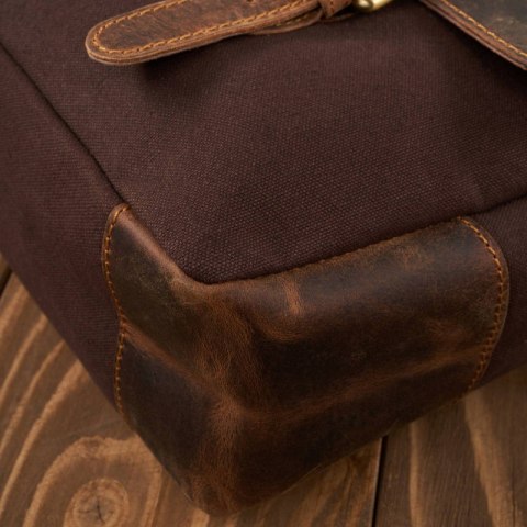 Zestaw Paolo Peruzzi: portfel męski skórzany T-04 + torba męska na ramię T-07 ZUP-06-BR