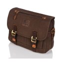 Zestaw męski torba męska na ramię vintage T-17 portfel męski T-04 Paolo Peruzzi ZUP-19-BR