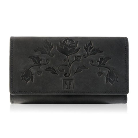 Zestaw prezentowy plecak damski skórzany + portfel damski vintage ZZ-05