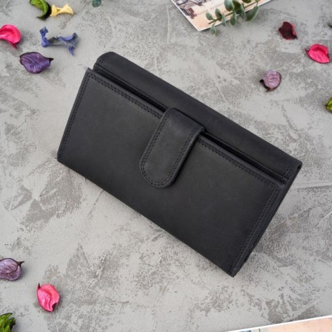 Zestaw prezentowy plecak damski skórzany + portfel damski vintage ZZ-05