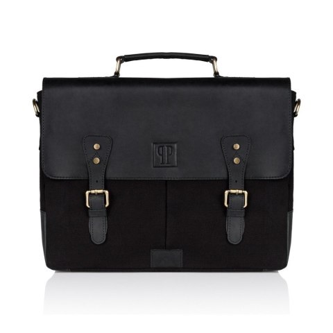 Zestaw upominkowy dla niego ZUP-28-BL: torba T-07-BL portfel T-13-BL