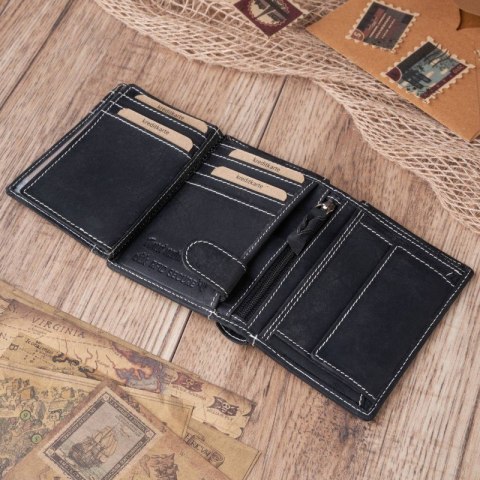 Zestaw upominkowy dla niego ZUP-29-BL: torba T-06-BL portfel T-13-BL