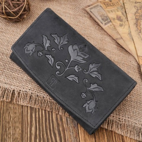 Zestaw upominkowy dla niej ZUP-24-BL: plecak T-18-BL portfel T-01-BL