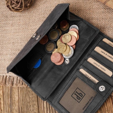 Zestaw upominkowy dla niej ZUP-24-BL: plecak T-18-BL portfel T-01-BL