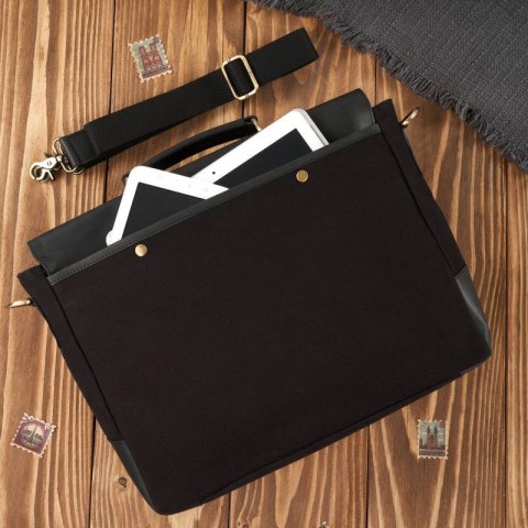 Torba męska na ramię czarna Paolo Peruzzi T-07-BL