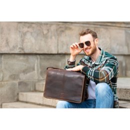 Torba męska na ramię vintage Paolo Peruzzi T-06-BR