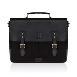 Zestaw Paolo Peruzzi: portfel męski T-03+torba męska T-07 ZUP-07-BL