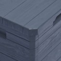  Skrzynia ogrodowa, 90 L, antracytowa Lumarko!