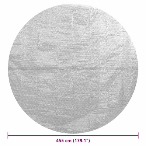  Pływająca folia solarna z PE, 455 cm, szara Lumarko!