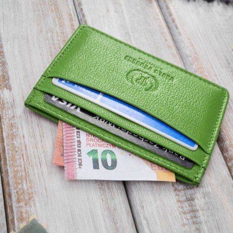 Zestaw prezentowy dla niej portfel damski w kwiaty T-45 i skórzane etui na karty T-151 Paolo Peruzzi ZUP-144-GR