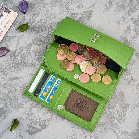 Zestaw prezentowy dla niej portfel damski w kwiaty T-45 i skórzane etui na karty T-151 Paolo Peruzzi ZUP-144-GR