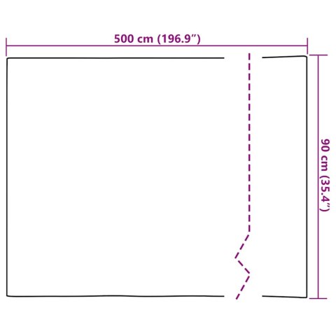Okleiny meblowe samoprzylepne 2 szt., jasny dąb, 500x90 cm, PVC Lumarko!