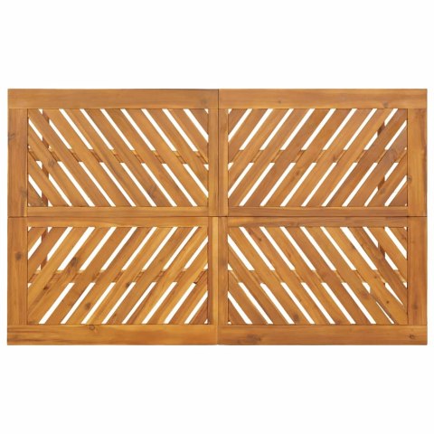 Zestaw do jadalni w ogrodzie 7 pcs Brązowy 150 x 90 x 74 cm Lumarko!