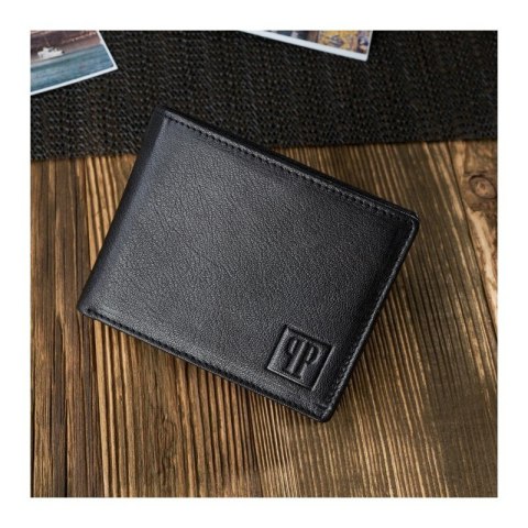 Zestaw prezentowy dla niego portfel męski skórzany T-67 i etui na karty T-151 Paolo Peruzzi ZUP-147-BL