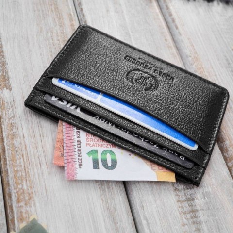 Zestaw prezentowy dla niego portfel męski skórzany T-67 i etui na karty T-151 Paolo Peruzzi ZUP-147-BL