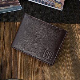 Zestaw prezentowy dla niego portfel męski skórzany T-67 i etui na karty T-151 Paolo Peruzzi ZUP-147-BR