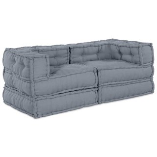 Poduszka 2 pcs Szary 70 x 70 x 54 cm Poliester Lumarko!