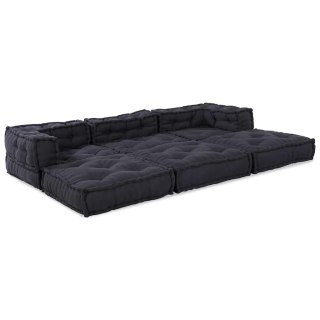 Poduszka 3 pcs Antracyt 70 x 70 x 54 cm Poliester Lumarko!