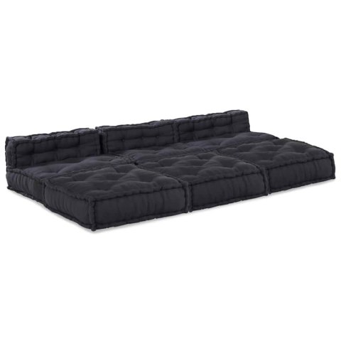 Poduszka 4 pcs Antracyt 70 x 70 x 54 cm Poliester Lumarko!