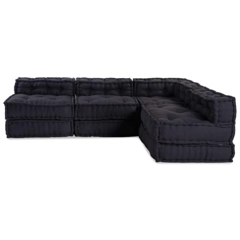 Poduszka 4 pcs Antracyt 70 x 70 x 54 cm Poliester Lumarko!