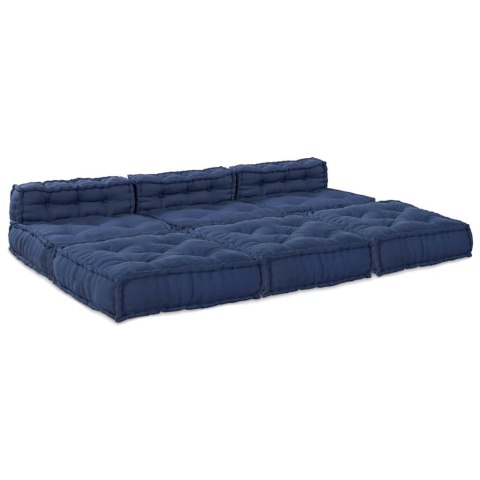 Poduszka 4 pcs Niebieski 70 x 70 x 54 cm Poliester Lumarko!