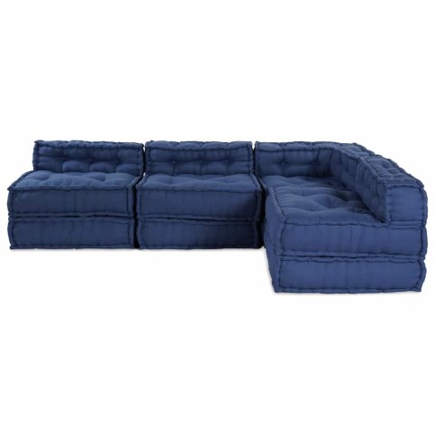 Poduszka 4 pcs Niebieski 70 x 70 x 54 cm Poliester Lumarko!
