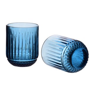 ELISE BLUE Komplet 4 szklanek 260ml7,5x9,4cm