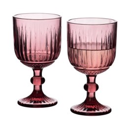 ELISE PURPLE Komplet 4 kieliszków 350ml9x16,4cm