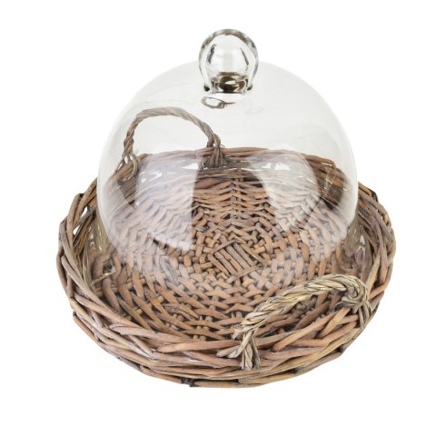 GUSTAV Taca ze szklaną pokrywą 27x6x22,5 cm