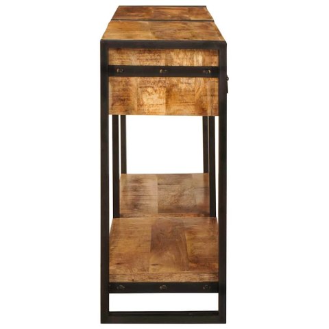 Stoliki konsolowe z szufladą 2 pcs Brązowy Lite Drewno Mango Lumarko!