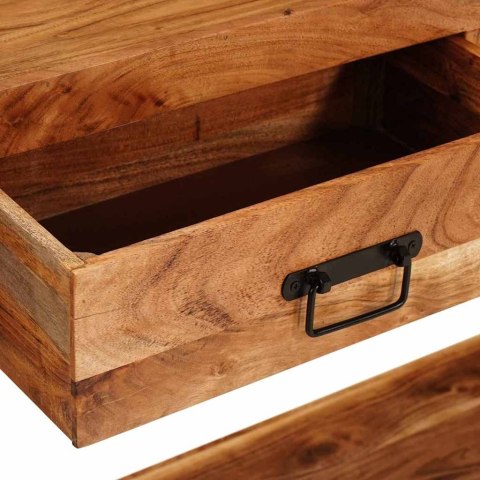 Stoliki konsolowe z szufladą 2 pcs Brązowy Lite drewno akacjowe Lumarko!