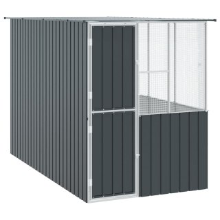 Klatka dla Ptaków Anthracite 215x78x200 cm, ocynkowana stal Lumarko!