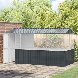 Klatka dla ptaków antracytowa 215 x 78 x 200 cm. Wykonana z galwanizowanej stali. Lumarko!