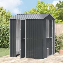 Klatka dla ptaków z przechowywaniem Antracyt 215 x 210 x 247 cm Lumarko!