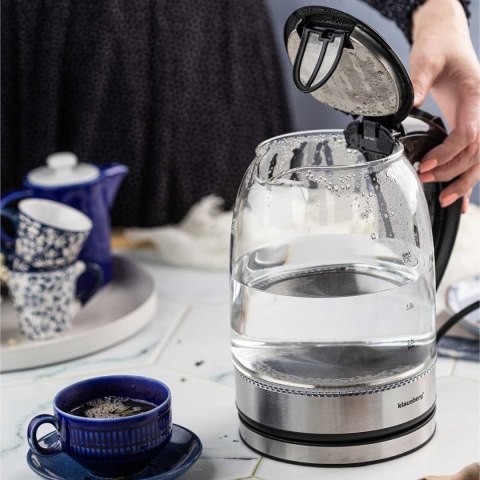 Czajnik Elektryczny Szklany 1,7l Klausberg Kb-7886 Led