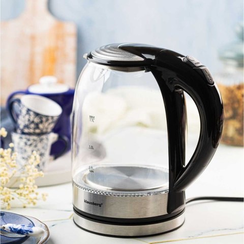 Czajnik Elektryczny Szklany 1,7l Klausberg Kb-7886 Led