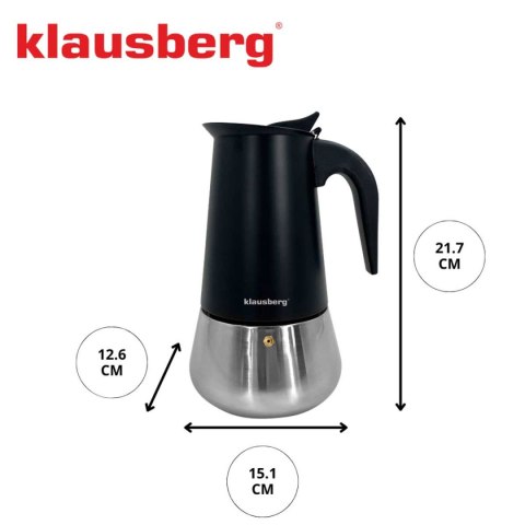 Kawiarka Zaparzacz Do Kawy 450ml Klausberg Kb-7846 Indukcja