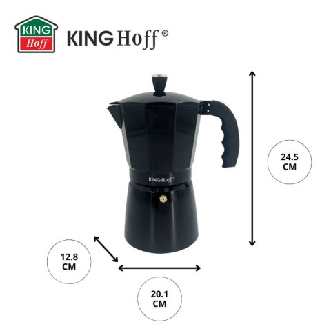 KAWIARKA ZAPARZACZ DO KAWY 600ml KINGHOFF KH-1885 INDUKCJA