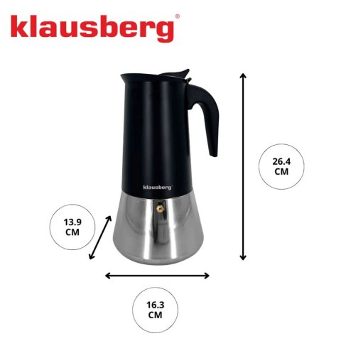 Kawiarka Zaparzacz Do Kawy 600ml Klausberg Kb-7847 Indukcja