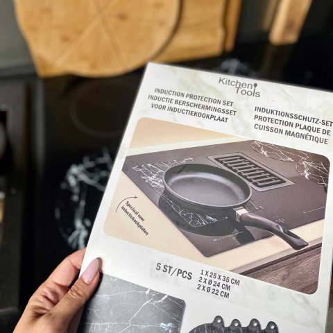 Silikonowa Mata Podkładka Ochronna Do Gotowania Na Indukcji 5 Szt.