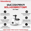 Sokowirówka Wyciskarka Wolnoobrotowa Klausberg Kb-7869