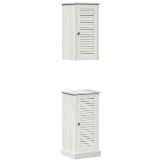 Zestaw mebli łazienkowych 2 pcs antyczna biel 37 x 34 x 80 cm Lumarko!