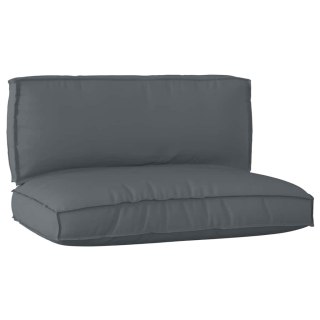 Zestaw poduszek na paletę 2 pcs Antracyt 120 x 80 x 12 cm Lumarko!
