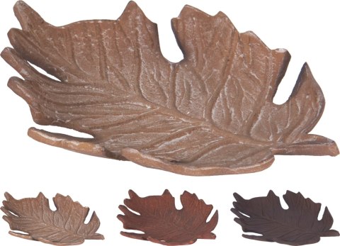 TALERZ DEKORACYJNY LIŚĆ 24X19CM 3 RODZAJ