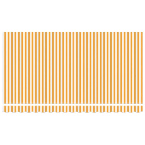 VidaXL Markiza zwijana Żółty 400 x 200 cm tkanina