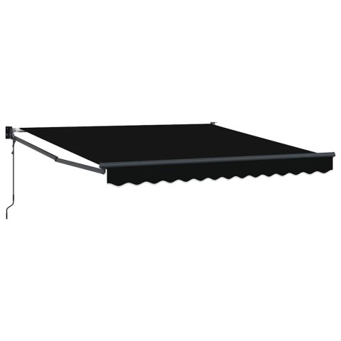 Czarna automatyczna zwijana markiza 300x250 cm Lumarko!