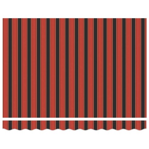 Automatyczna Markiza Rozsuwana Pomarańczowa i Brązowa 350 x 250 cm Lumarko!