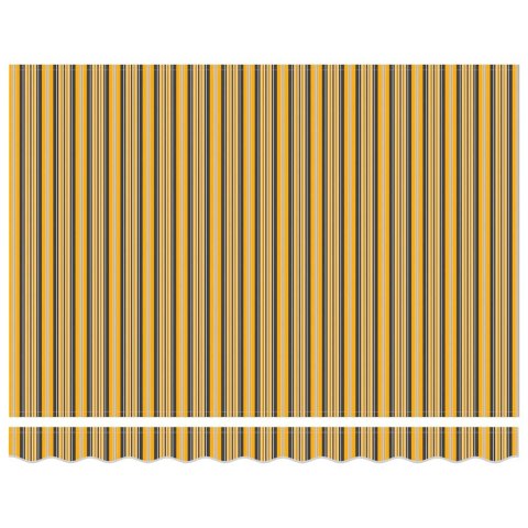 Manualna Markiza Rozkładana w Wielokolorowe Paski 350 x 250 cm Lumarko!